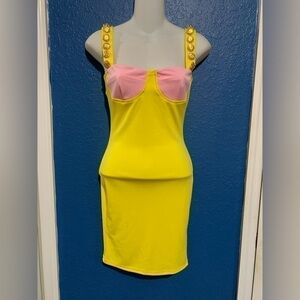 Yellow dress size S